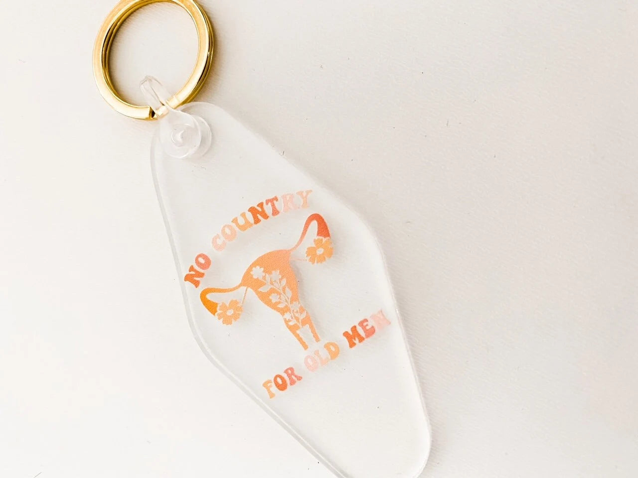 No Country for Old Men Retro Motel Keychain - Flora and Nirvana